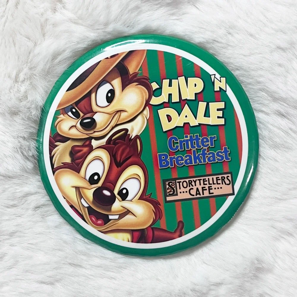 🔮 5/$25 Disney Chip N Dale‎ Critter Breakfast at Storytellers Cafe Pin